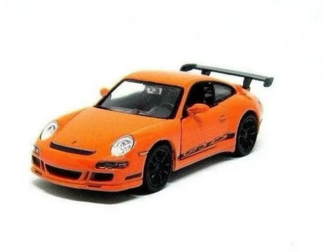 Porsche 911 (997) Gt3 Rs Orange Welly 1:38 Modelo De Colector De Coches En...