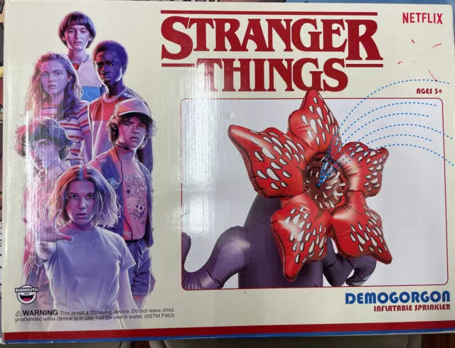 Stranger Things Demogorgon Inflatable Sprinkler - NEW IN BOX