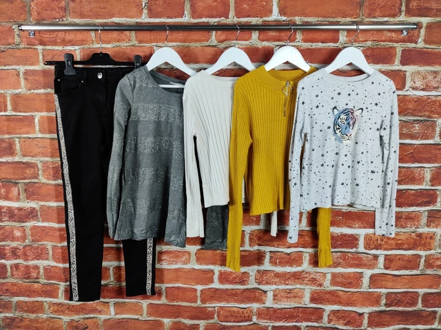 Girls Bundle Age 9-10 Years Next Zara Etc Jeans Pullover T-Shirt Top Tiger 140Cm