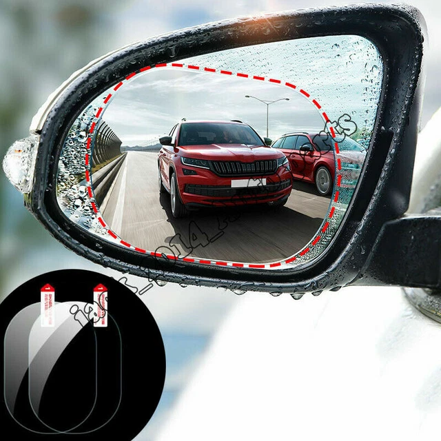 2PCS/SET Rainproof Car Rearview Mirror Anti-fog Protective Film Rain Shield