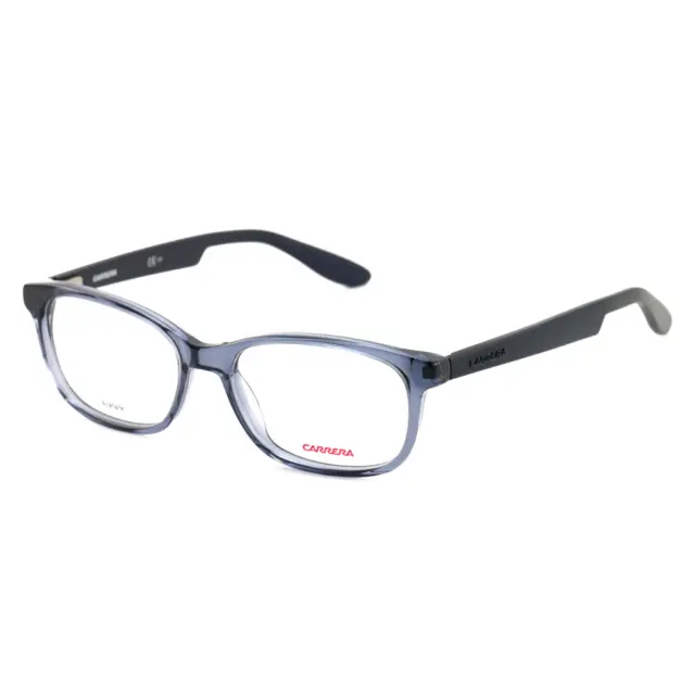 Carrera Men or Womens Eyeglasses CA9912 TTA Blue/Clear 52 17 140 Rectangle