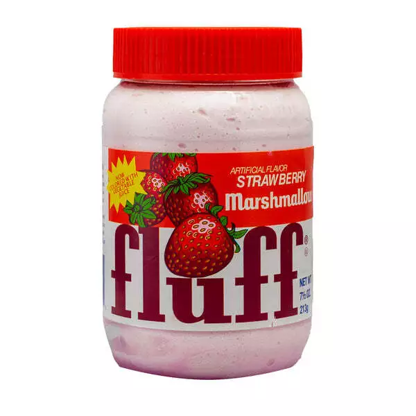 Fluff Marshmallow Pink Strawberry Spread Tub 213g