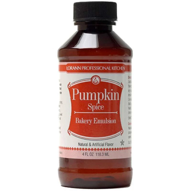 Emulsiones de panadería sabor natural y artificial 4 oz calabaza 023535789080