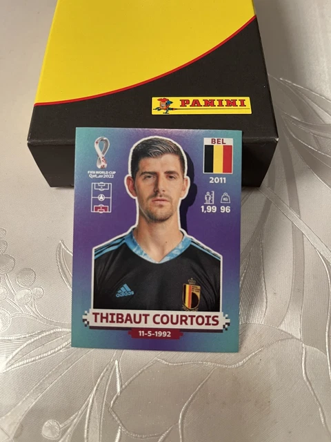 Panini FIFA Fussball-Weltmeisterschaft Katar 2022 Albumaufkleber - BEL3 Thibaut Courtois