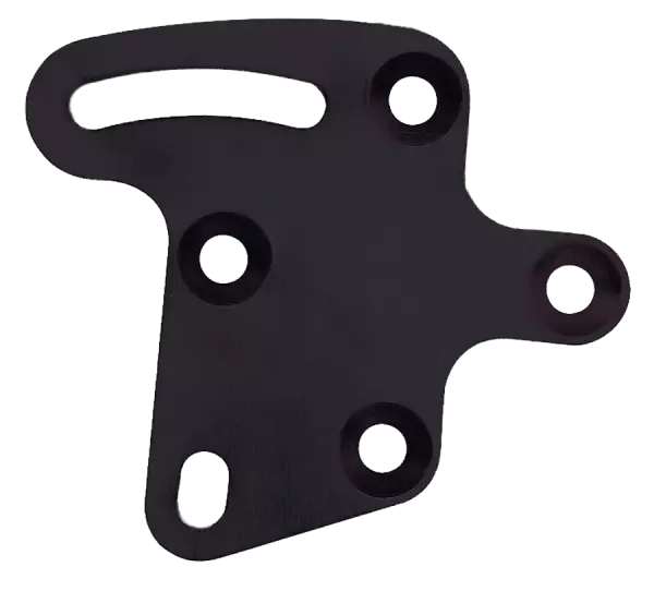 MOR63910 Moroso Mounting Bracket, Vacuum Pump, Billet Aluminium, Black Anodized,