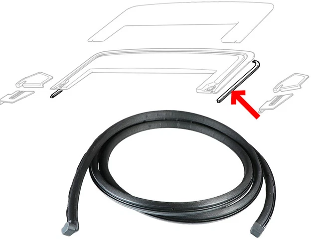 Mercedes-Benz R107 SL Verdeckkastendichtung / Dichtung
