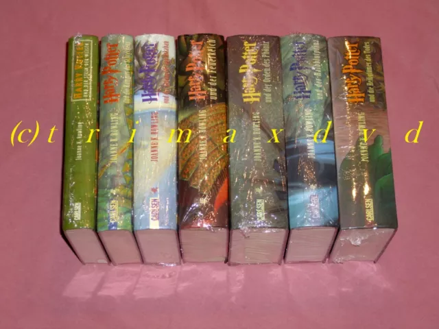 IN FOLIE eingeschweißt Harry Potter Band 1-7 komplett Büchersammlung Band 1-7