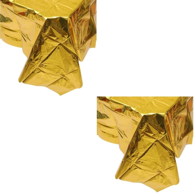 2 unidades de película de aluminio mantel mesa de comedor decoración bebé