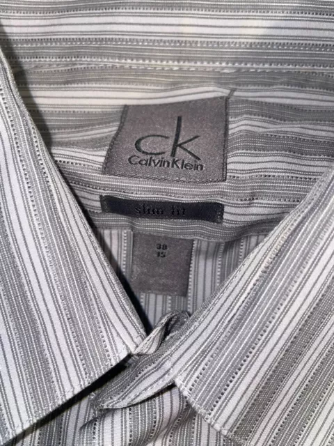 camicia uomo CK Calvin Klein a righe 38