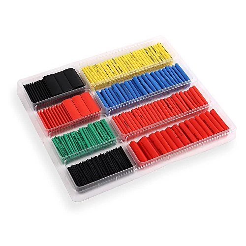 532pcs Heat Shrink Tubing Cable Sleeve Heat Shrink Wrap Tube Sleeving 2