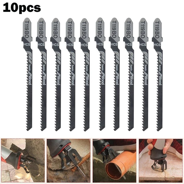 Lame de scie réciproque longue durée T119BO HCS pour panneau plastique bois