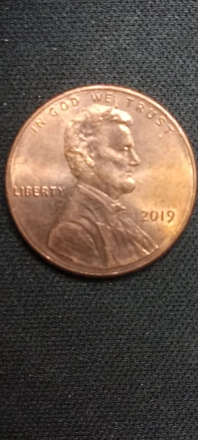 2019 P Lincoln Cent Obverse Die Crack "Spike Head"