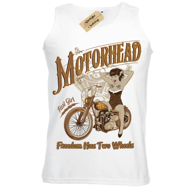 Motorhead T-Shirt Biker Pinup Canotta Uomo