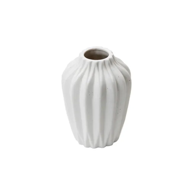 Pottery Flower Vase Tabletop Centerpiece Vase Ceramic Flower Pot