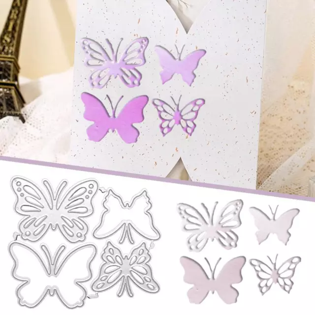 Butterfly Metal Cutting Dies DIY Scrapbooking Album Embossing Cards Making I1M0