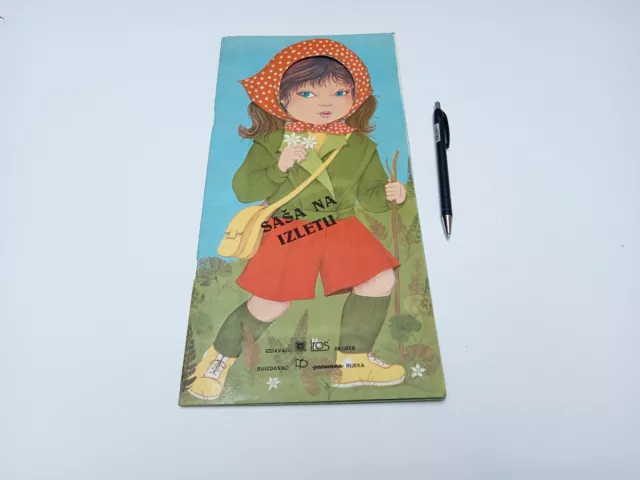 PAPER DOLL Vtg YUGOSLAVIA BOOK