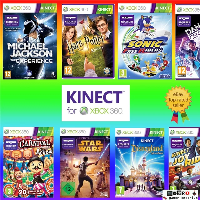 XBox 360 Kinect Games - Multi listings Adventures Dance Central Sports etc  X360