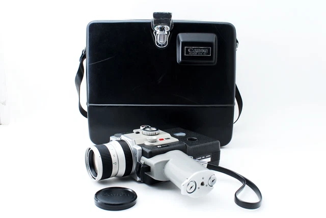 All Works !【Near Mint+ w/Case】 Canon 518 SV Single 8 Movie 8mm Film Camera JAPAN