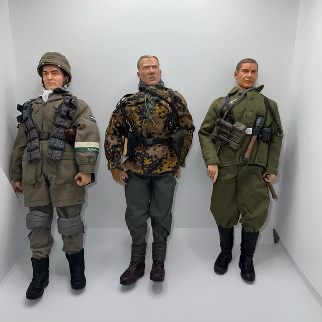 1/6 SCALE DRAGON WWII German Soldier Action Figure 12” Lot 6 75.00