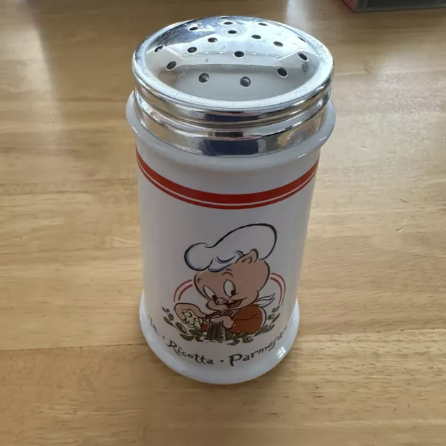 Vintage 1994 Warner Brothers Porky Pig Parmesan Shaker - VGC