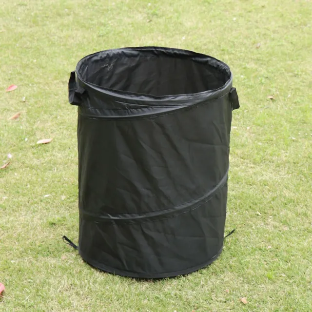 Nuevo cubo de basura bolsa de basura negro/verde portátil lavable camping jardín