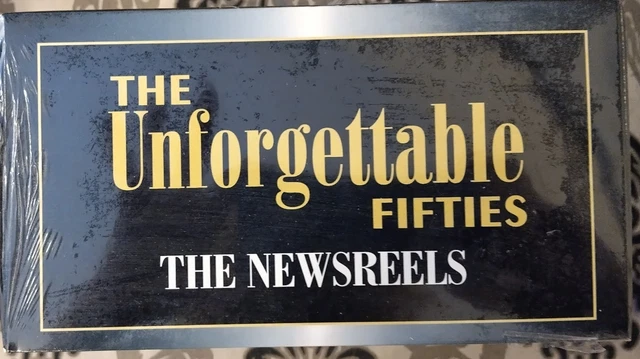 その他 Unforgettable 50's: The Newsreels [VHS] SEVEN VHS THE Unforgettable Fifties Newsreels Sealed Video