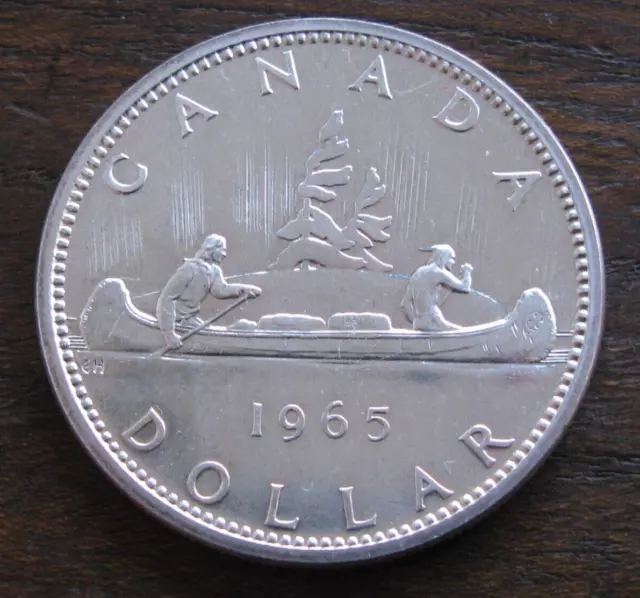Zaldi2010 - Canada , 1 Dollar De 1965 . Plata
