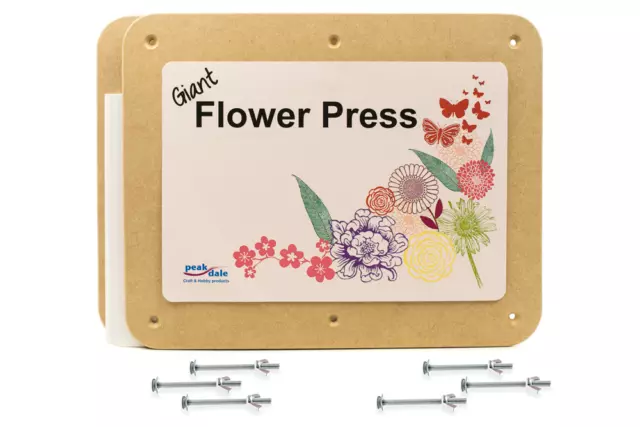 Flower Press Deluxe Wooden Kits Made Of Sturdy MDF Board