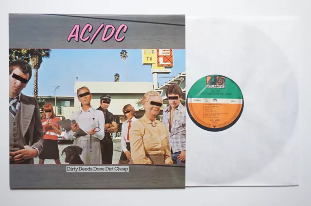 AC/DC - "Dirty deeds done dirt cheap" Vinyl LP 1976 ORG Atlantic ATL 50 323