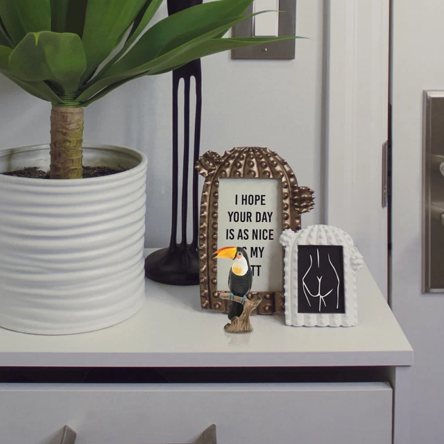 Simulation Tukan Figur Modell Spielzeug Kreative Desktop Ornamente Sammlung