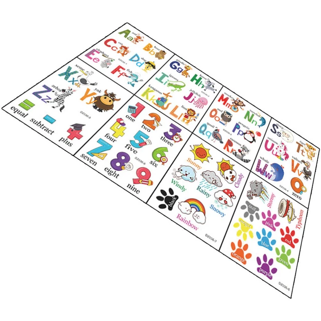 WALL STICKERS FOR Number Bedroom Alphabet Educational Letter £13.18