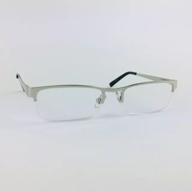 DESIGN OPTICS eyeglasses SATIN PALE BLUE HALF RIMLESS glasses frame MOD: PD82