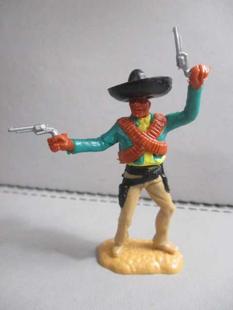 Lot De Figurines Timpo Toys 1/32 - Cavalerie US, Cowboys Et Indiens - Conquête De L'Ouest