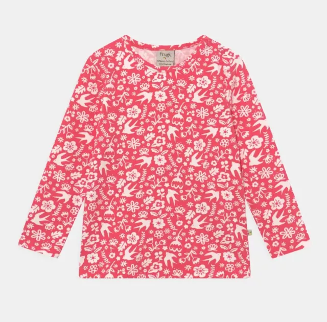 BNWT Frugi girls bryher top watermelon Various ages organic