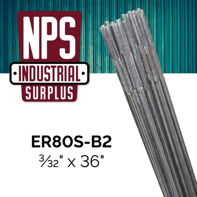 * 1 LB *  ER80S-B2 Mild Steel  TIG / FILLER Welding Rod  3/32" x 36"  SU