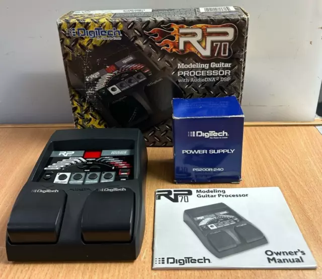 Pedal de guitarra procesador multiefectos para guitarra modelado Digitech RP70