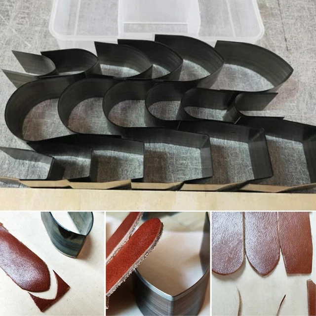 18 / Set Leder Handwerk, Schneider Stanze Riemen Gürtel Etui Ende Werkzeug