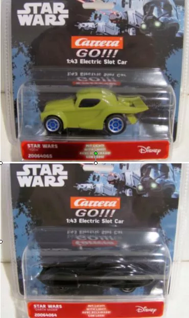 Carrera Go Star Wars Fahrzeuge nach Wahl "Darth Vader und Joda" #64064, 64065