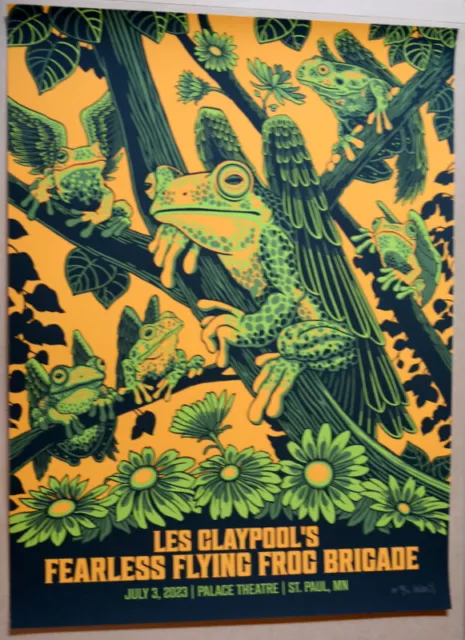 Les Claypool - 2023 - Fearless Flying Frogs- John Vogl - Proof - ##/50 - Poster