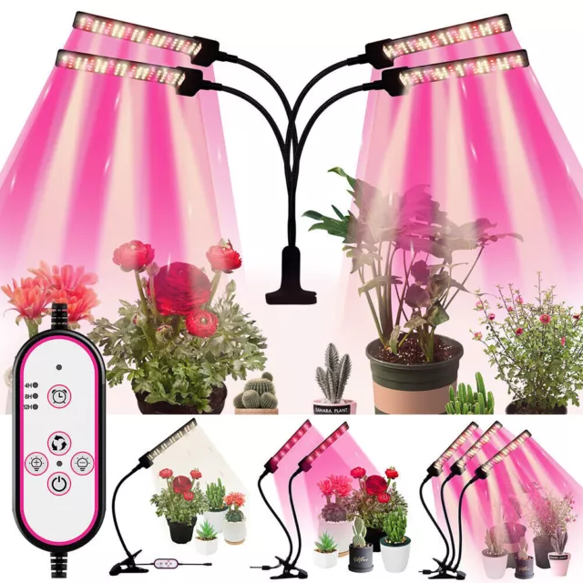 LED Grow Light Full Spectrum Plant Growing Lamp with Clip For Indoor Veg Plant