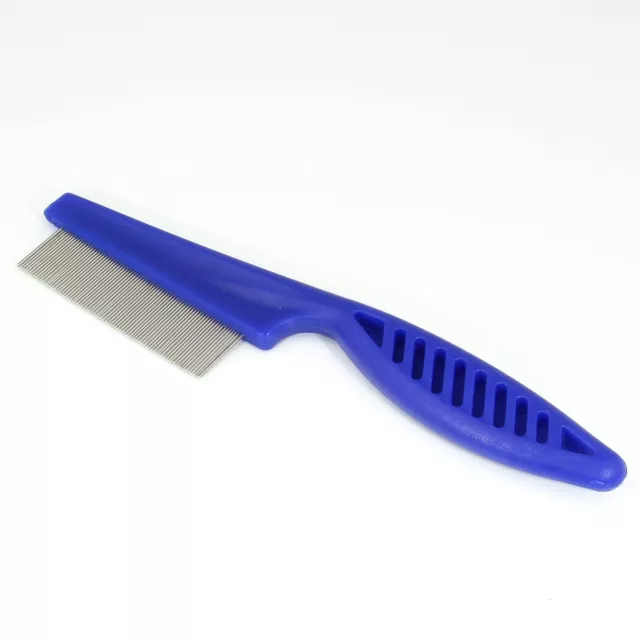 Effective Remove Head Hair Flea Lice Nits aggs Nitty Fine Metal Brush Comb