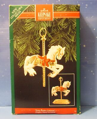 Tobin Fraley Carousel Horse 1992 Hallmark Keepsake Christmas Ornament