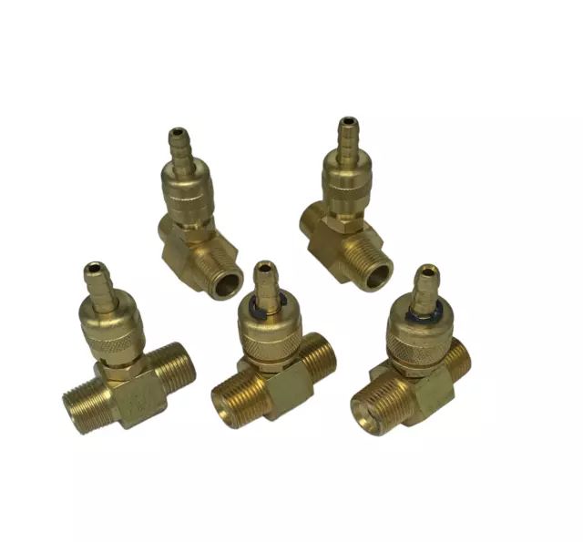 5PK 3/8 NPT Pressure Washer In Line Adjustable Chemical  Injector 3-5 GPM