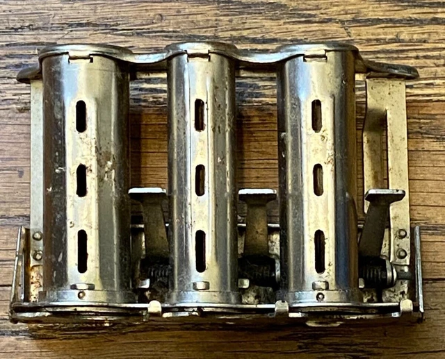 Vintage  3 Barrel High Speed Coin Changer- All Metal