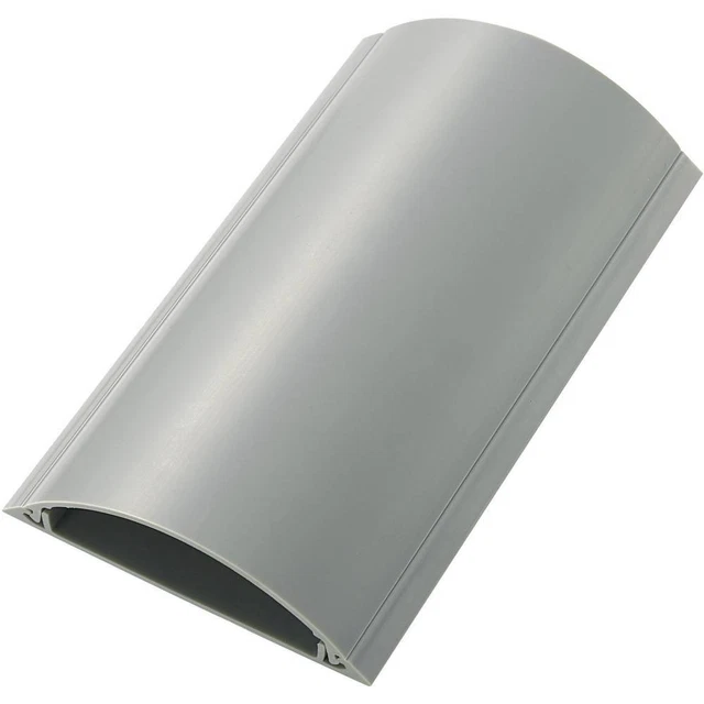 TRU COMPONENTS Ponte passacavi 1592926 PVC Grigio Numero canali: 1 1000 mm