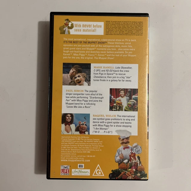 BEST OF THE Muppet Show (VHS,2002) Raquel Welch, Paul Simon & Mark ...