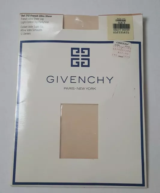 NEW GIVENCHY FRENCH Ultra Sheer Leg Light control top Pantyhose ...