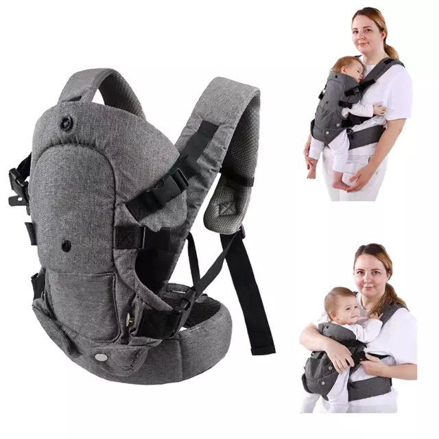 LUJO Cargador Para Ninos Portador De Bebe Carga Bebes Porta Mochila Baby Carrier