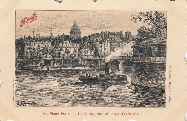 75 Vieux Paris Seine Vue Du Quai D'orleans - Maggi - 37712