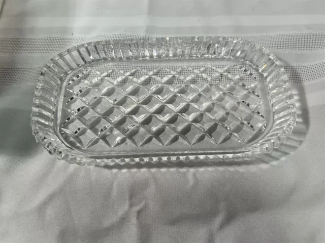 Lovely Waterford Alana Oblong Tray 8-1/2 in.